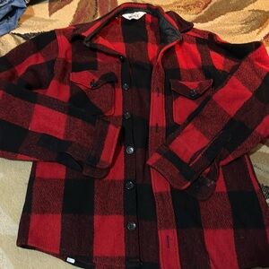 Vintage Woolrich wool plaid jacket small